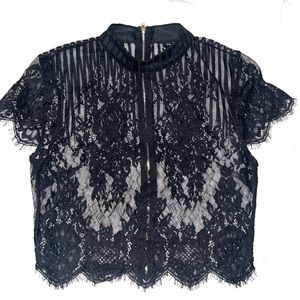 Windsor Lace Crop Top